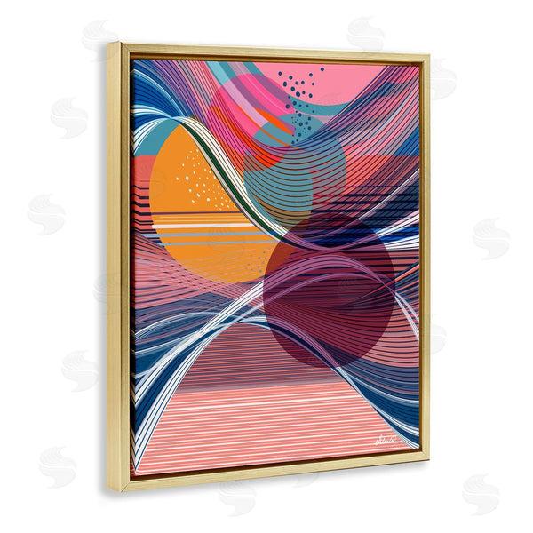 Stupell Industries Ishita Banerjee | Waves & Circles Abstraction