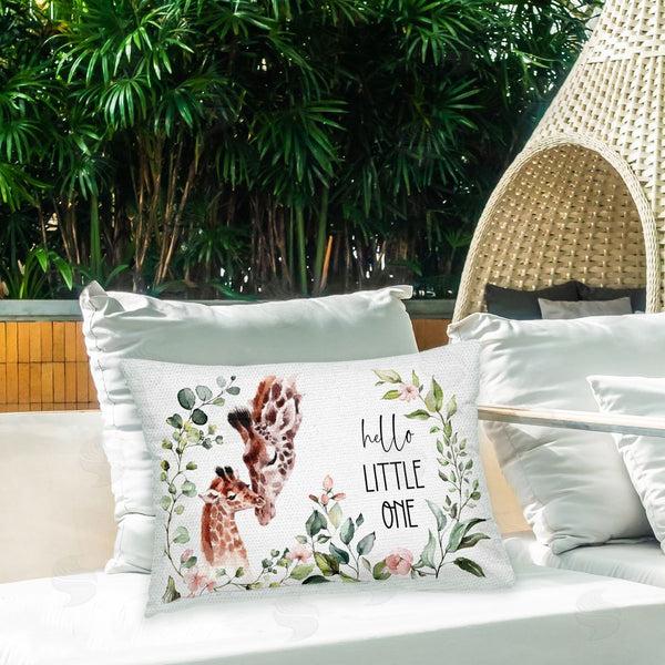 Stupell Industries IvaCuddlyMural | Hello Little One Phrase