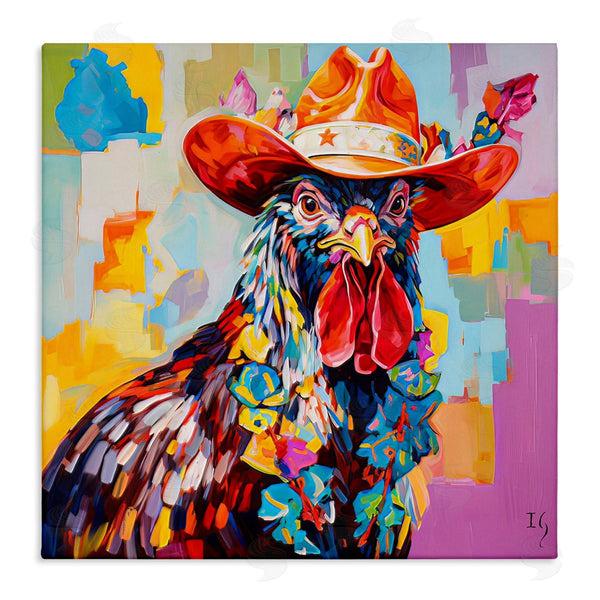 stupell industries Ivan Guaderrama | Modern Cowboy Rooster Wall Art