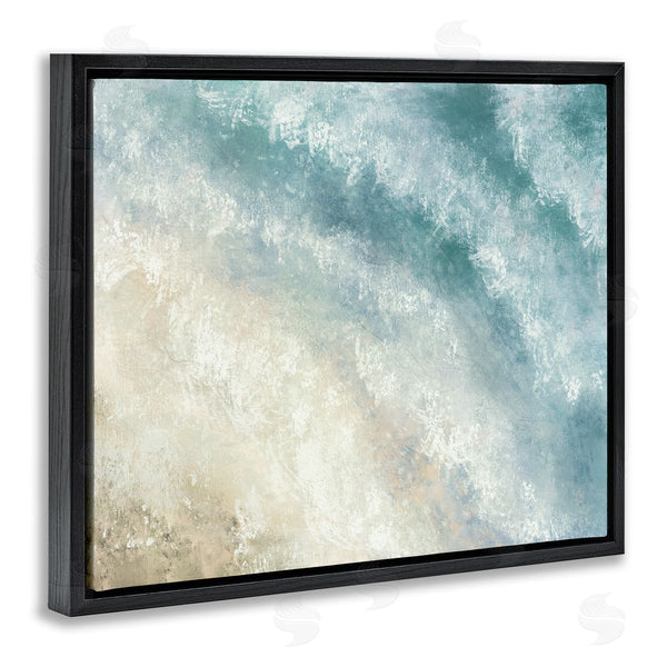 Stupell Industries J:L Design | Aerial Shore Foamy Waves Wall Art