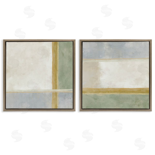 Stupell Industries J:L Design | Geometric Boxes In Earth Tones