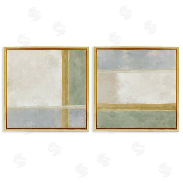Stupell Industries J:L Design | Geometric Boxes In Earth Tones