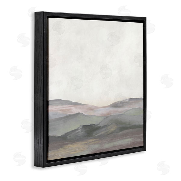 Stupell Industries J:L Design | Grey Foggy Mountainscape