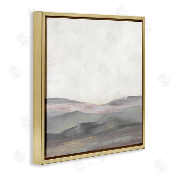 Stupell Industries J:L Design | Grey Foggy Mountainscape