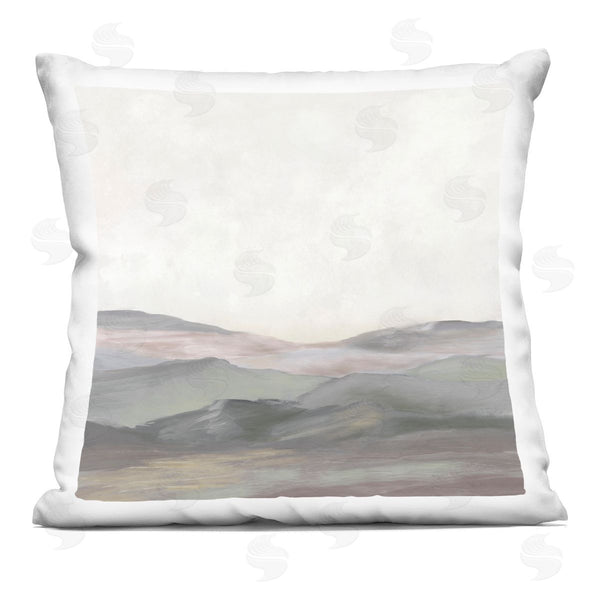 stupell industries J:L Design | Grey Foggy Mountainscape Printed Throw Pillow