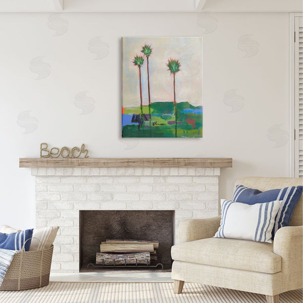 Stupell Industries J. Weiss | Modern Palm Trees Landscape Wall Art