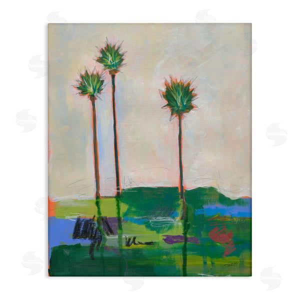 stupell industries J. Weiss | Modern Palm Trees Landscape Wall Art