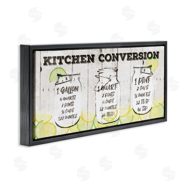 Stupell Industries Jace Grey | Kitchen Conversion Summer Jars Wall Art
