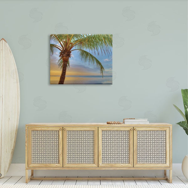 Stupell Industries Jack Reed | Sunrise Palm Tree Sky Reflection Wall Art