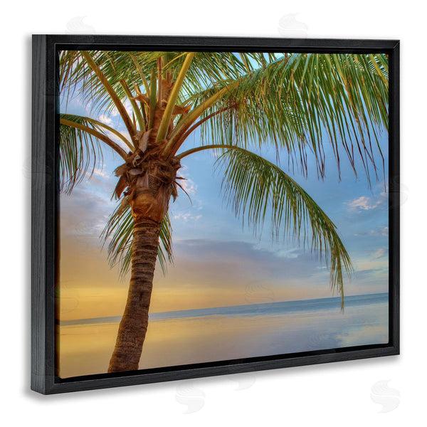 Stupell Industries Jack Reed | Sunrise Palm Tree Sky Reflection Wall Art