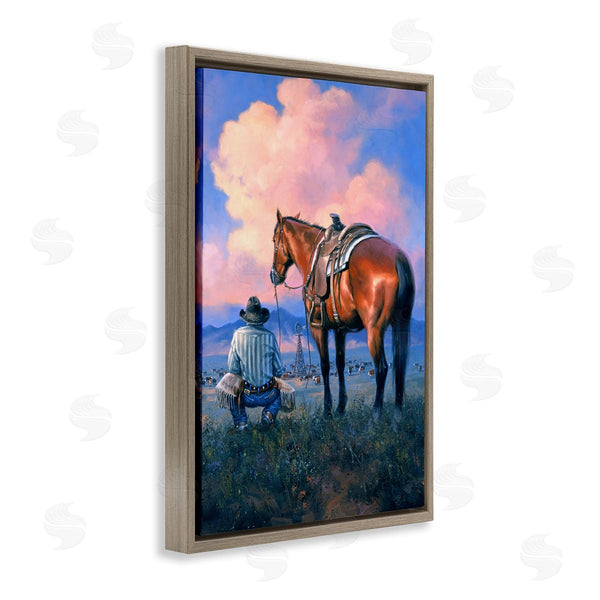 Stupell Industries Jack Sorenson | Counting Blessing Western Cowboy