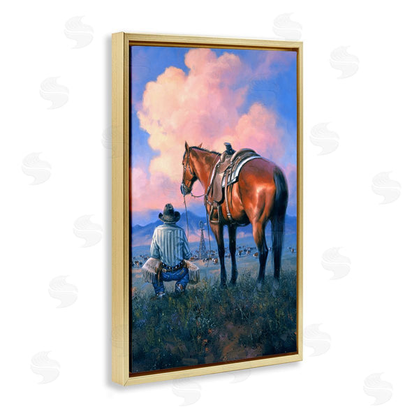 Stupell Industries Jack Sorenson | Counting Blessing Western Cowboy