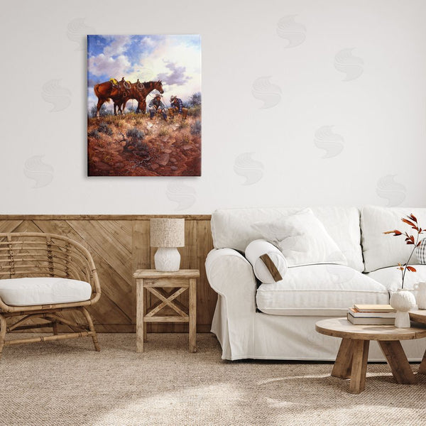Stupell Industries Jack Sorenson | Cowboys & Horses Landscape Wall Art