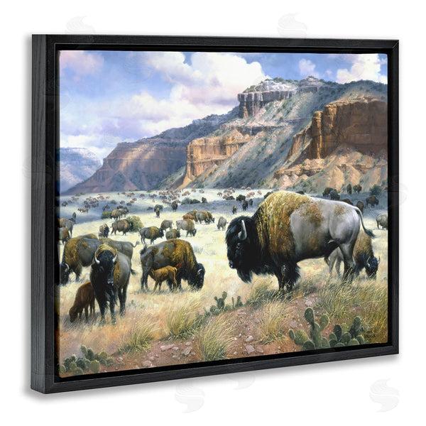 Stupell Industries Jack Sorenson | Grazing Bison & Buffalo