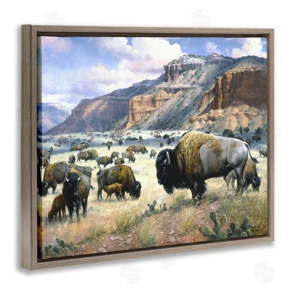 Stupell Industries Jack Sorenson | Grazing Bison & Buffalo