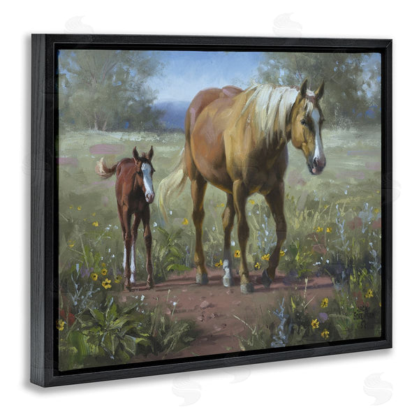 Stupell Industries Jack Sorenson | Horse & Foal In Meadow