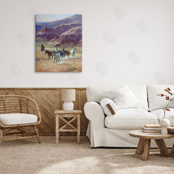 Stupell Industries Jack Sorenson | Horses In Canyon Landscape Wall Art