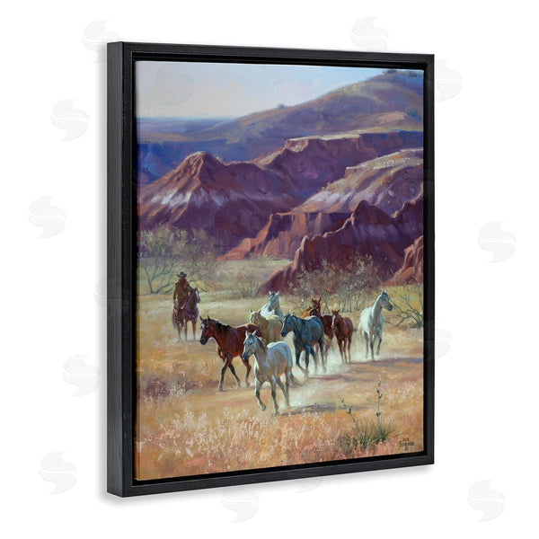 Stupell Industries Jack Sorenson | Horses In Canyon Landscape Wall Art