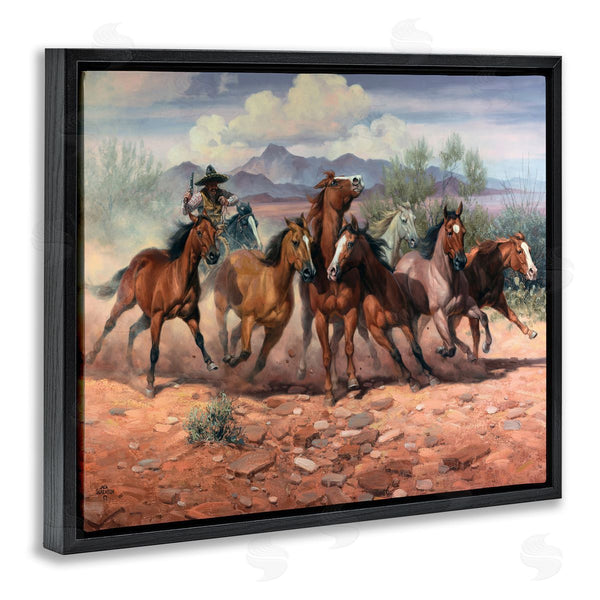 Stupell Industries Jack Sorenson | Run For The Border Cowboy