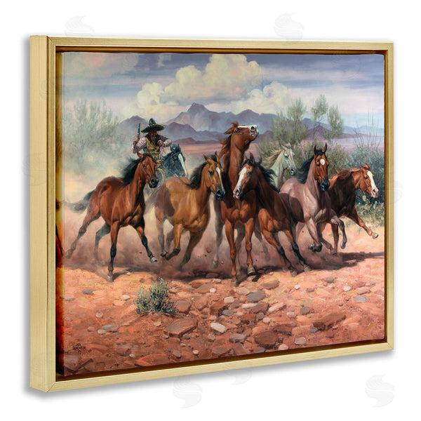 Stupell Industries Jack Sorenson | Run For The Border Cowboy