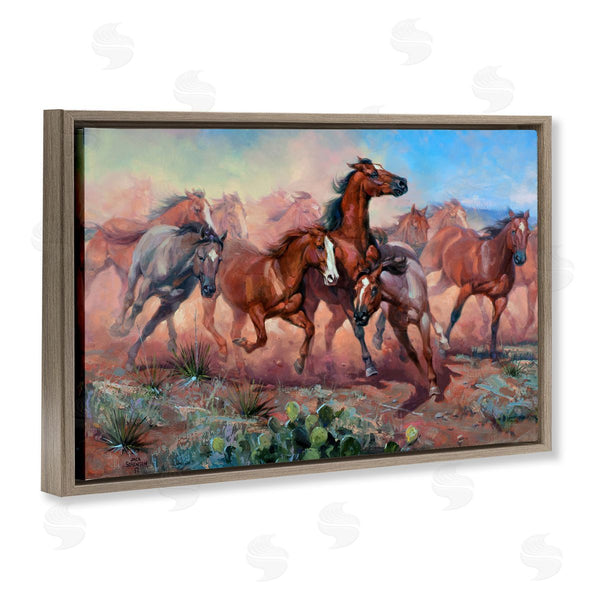 Stupell Industries Jack Sorenson | Runnin' Thunder Horses