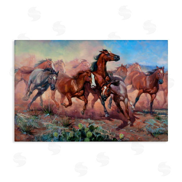 stupell industries Jack Sorenson | Runnin' Thunder Horses