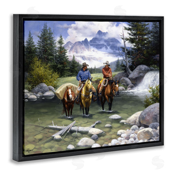 Stupell Industries Jack Sorenson | Traveling Cowboys In Stream