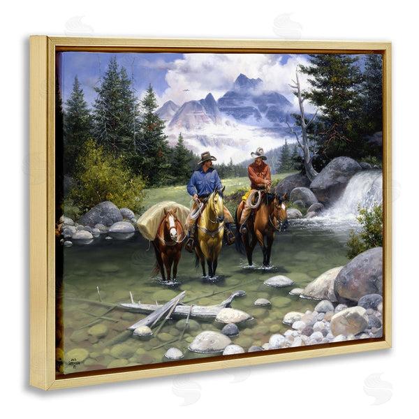 Stupell Industries Jack Sorenson | Traveling Cowboys In Stream