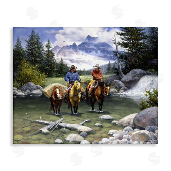 stupell industries Jack Sorenson | Traveling Cowboys in Stream