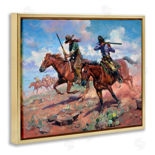 Stupell Industries Jack Sorenson | Vastly Outnumbered Cowboys