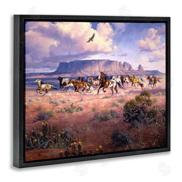 Stupell Industries Jack Sorenson | Western Canyon Horse Stampede