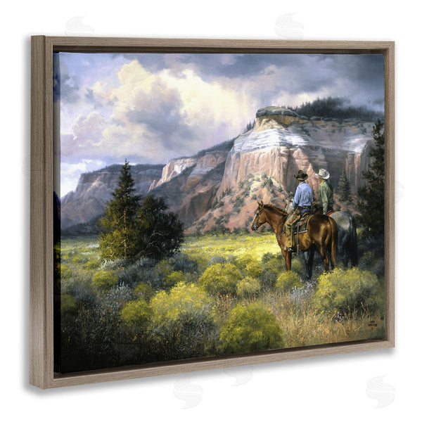 Stupell Industries Jack Sorenson | Western Cliffs And Cowboys