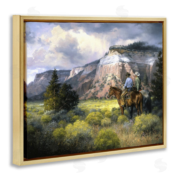 Stupell Industries Jack Sorenson | Western Cliffs And Cowboys