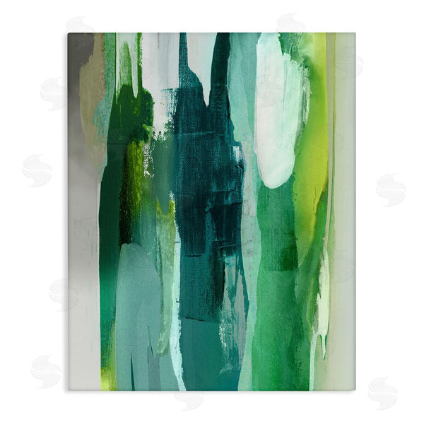 stupell industries Jackie Hanson | Green Asymmetrical Abstract Wall Art