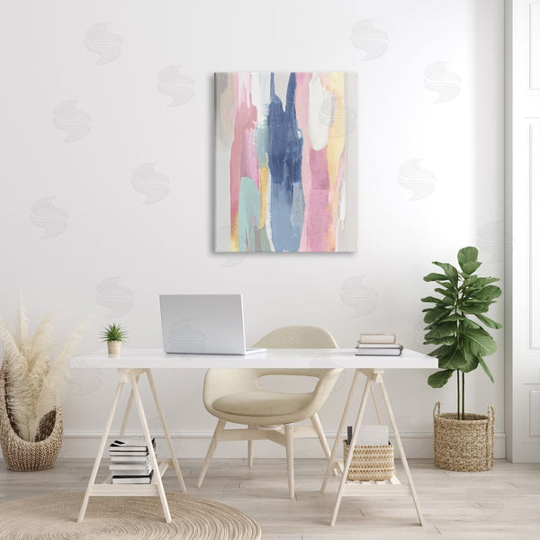 Stupell Industries Jackie Hanson | Pastel Tones Layered Modern Abstract Movements Wall Art