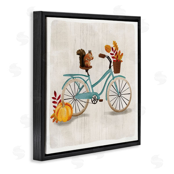 Stupell Industries Jackie Quigley | Squirrel On Autumnal Bicycle