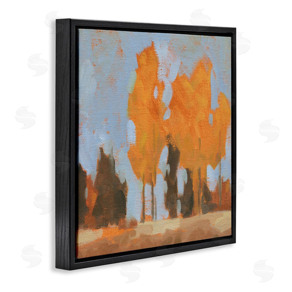 Stupell Industries Jacob Green | Brilliant Orange Leaves Golden Season Trees Abstract Landscape Wall Art