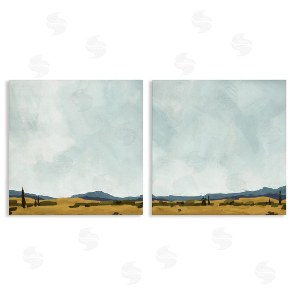 stupell industries Jacob Green | Mountain Meadow Landscape Countryside Wall Art