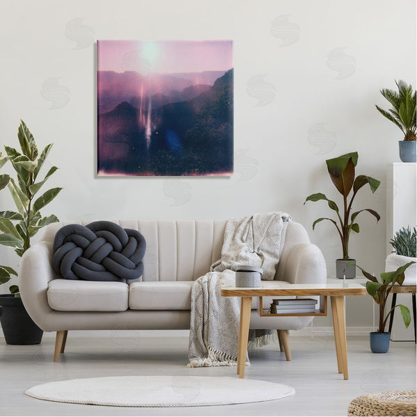 Stupell Industries Jacob Green | Vintage Lens Flare Mountain Wall Art