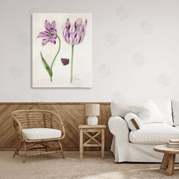 Stupell Industries Jacob Marrel | Two Tulips Purple Flowers