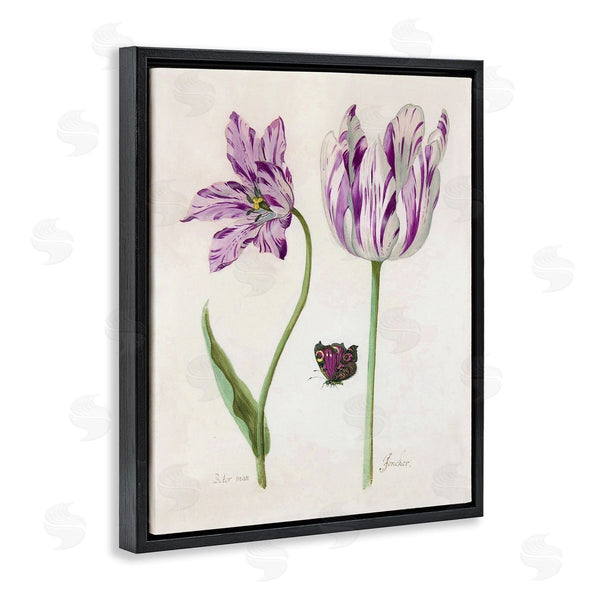 Stupell Industries Jacob Marrel | Two Tulips Purple Flowers