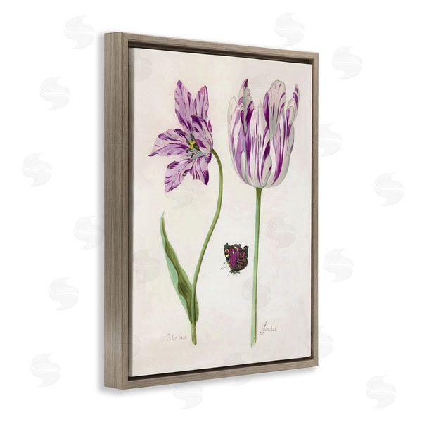 Stupell Industries Jacob Marrel | Two Tulips Purple Flowers
