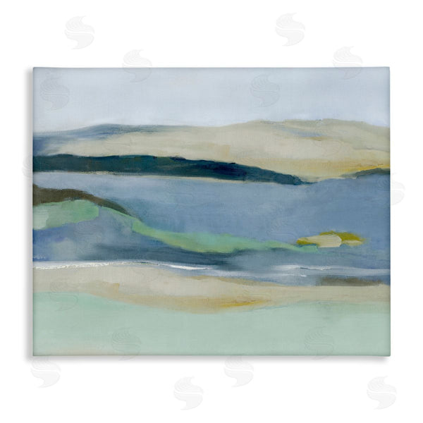stupell industries Jacob Q | Abstract Mountain with River