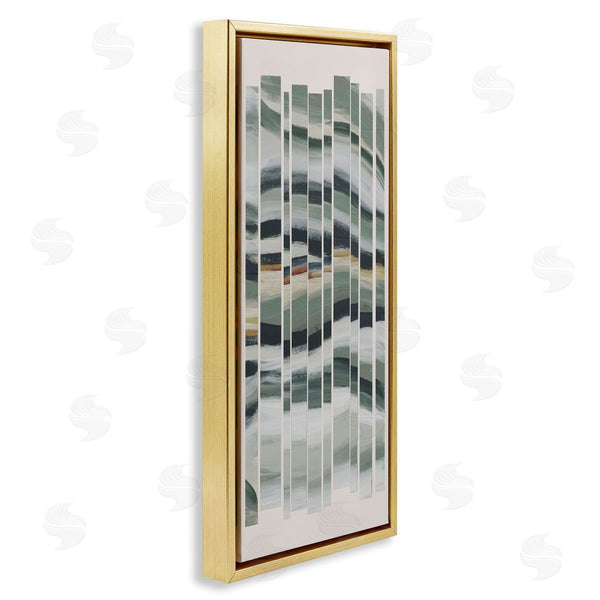 Stupell Industries Jacob Q | Contemporary Overlapping Waves Wall Art