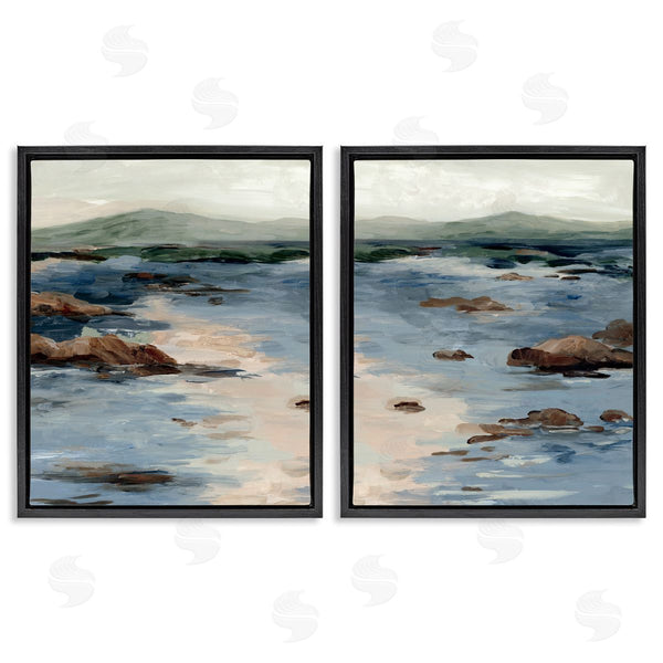 Stupell Industries Jacob Q | Crashing Tides Landscape