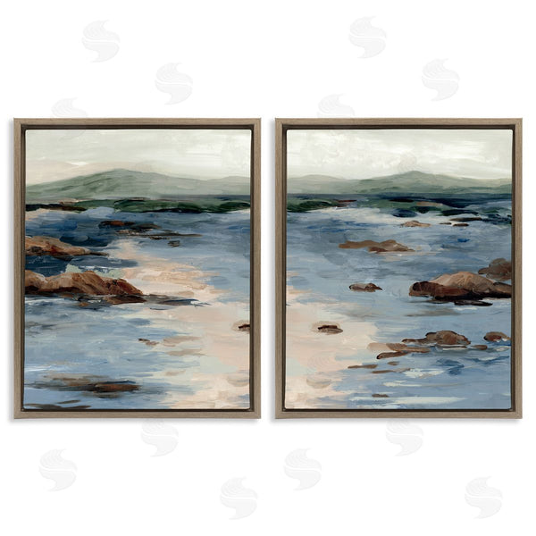 Stupell Industries Jacob Q | Crashing Tides Landscape