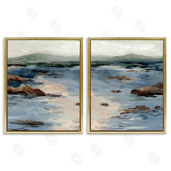 Stupell Industries Jacob Q | Crashing Tides Landscape