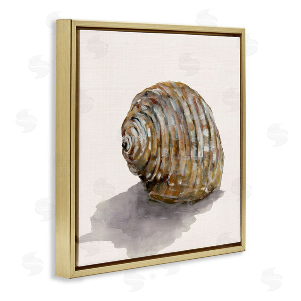 Stupell Industries Jacob Q | Curved Seashell On Beige