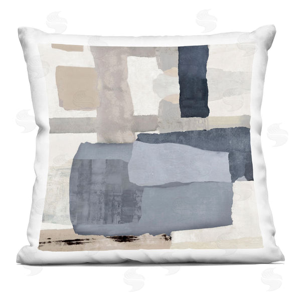 stupell industries Jacob Q | Earthy Expressive Abstract Printed Throw Pillow