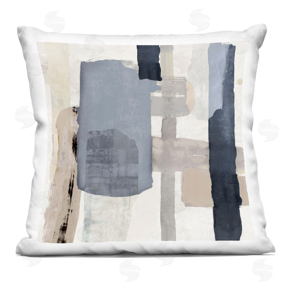stupell industries Jacob Q | Expressive Linear Collage Printed Throw Pillow